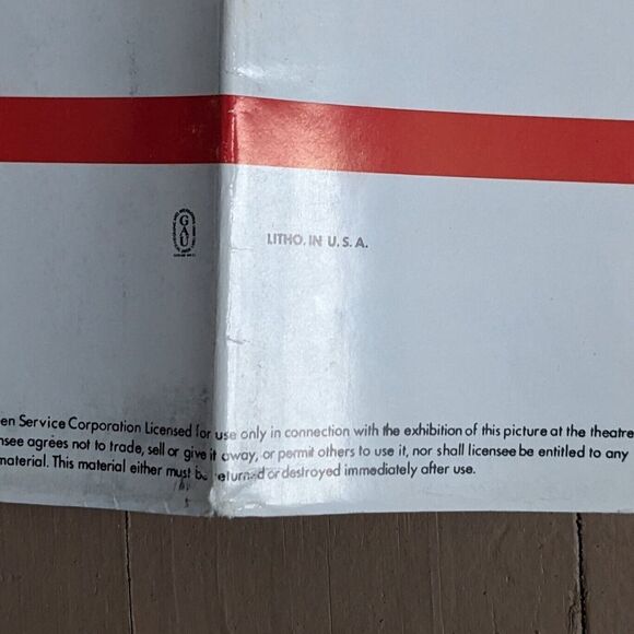 Vintage "F.I.S.T." 1978 Original One Sheet Movie Poster Sylvester Stallone FIST - Picture 3 of 8